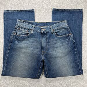 Lucky Brand Dungarees Bootcut Jeans Men's 32 (Actual 30x28) Western Workwear Y2K